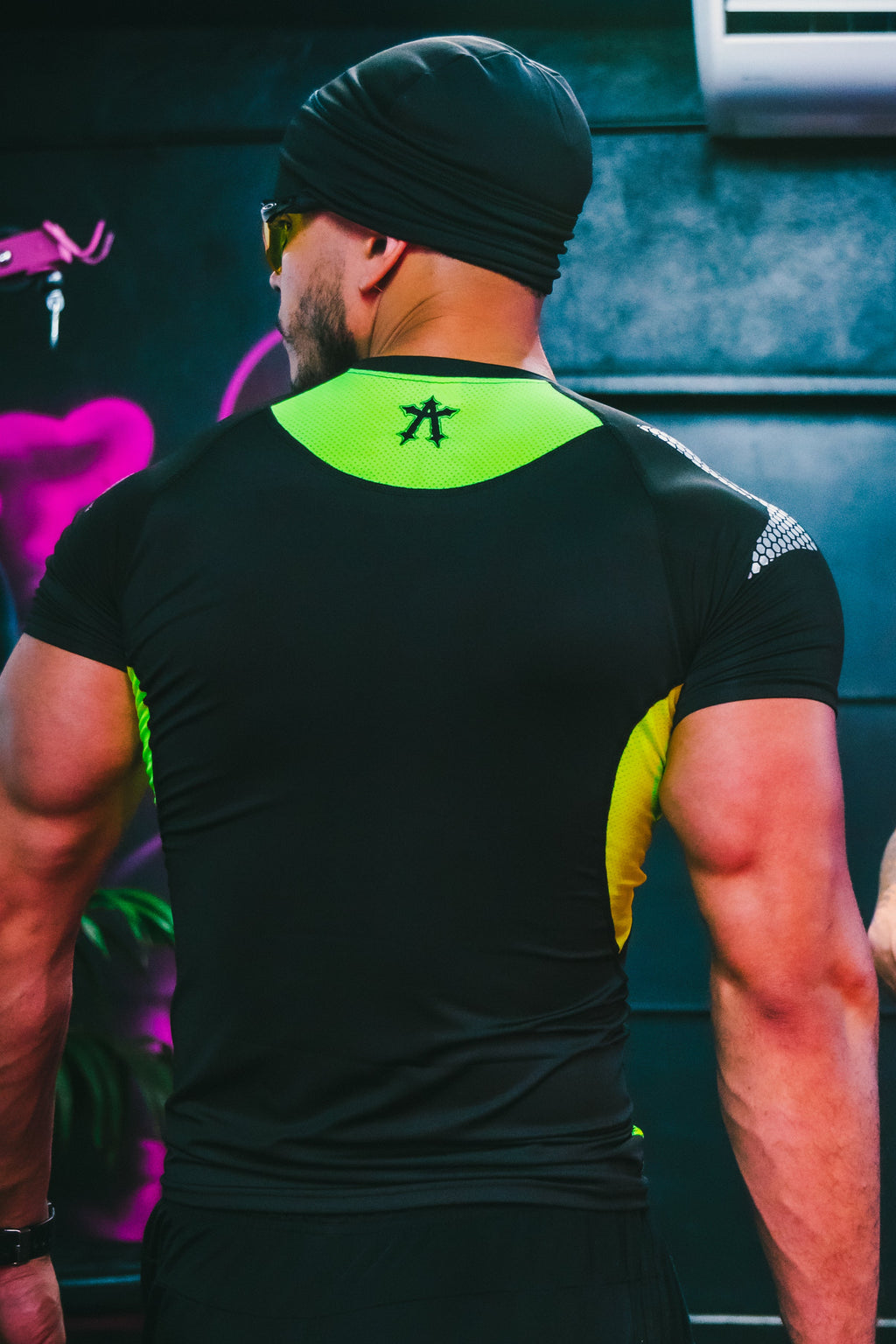 GREEN COMPRESSION SHIRT