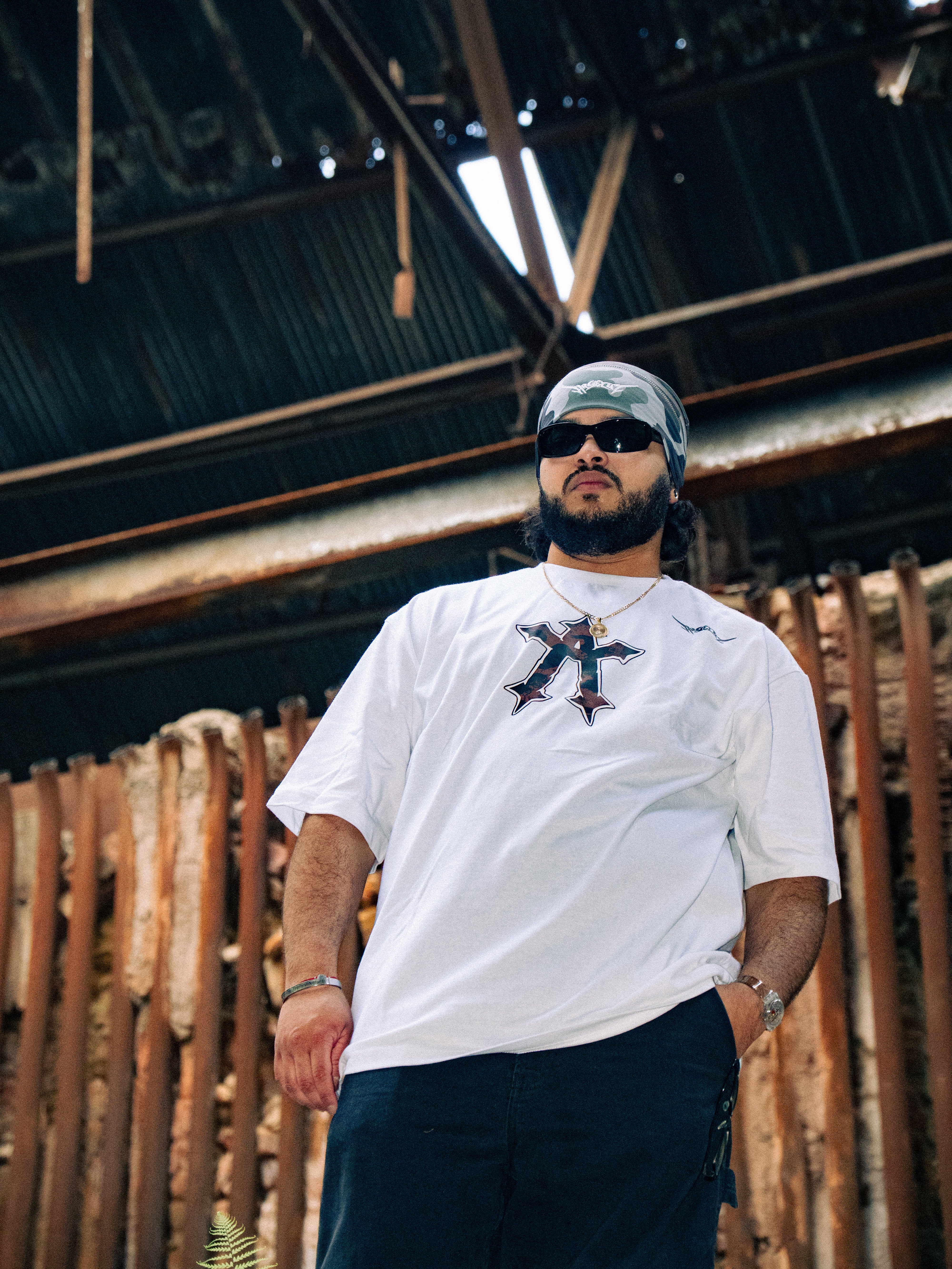 Brown Camo Oversize T- Shirt