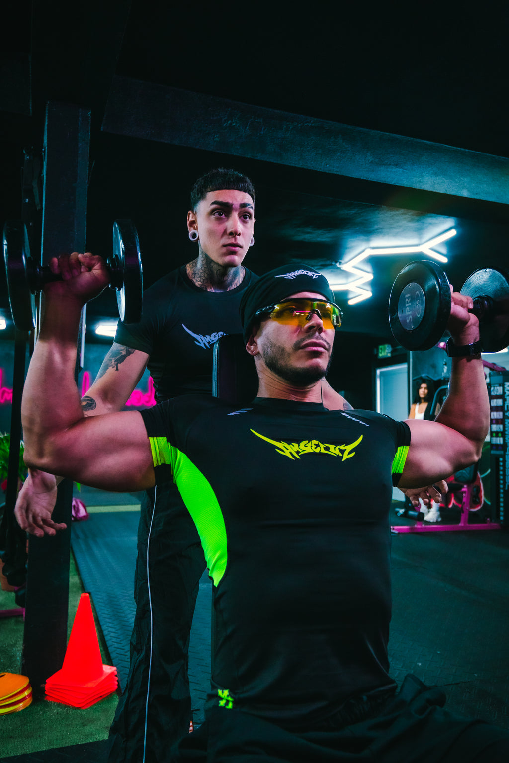 GREEN COMPRESSION SHIRT