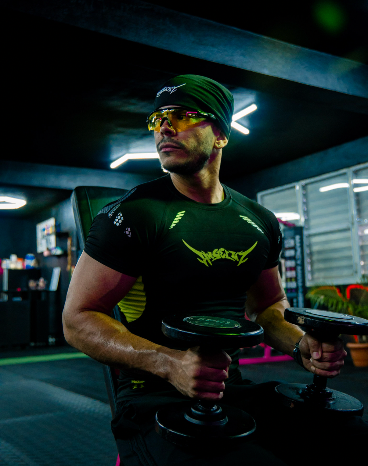 GREEN COMPRESSION SHIRT