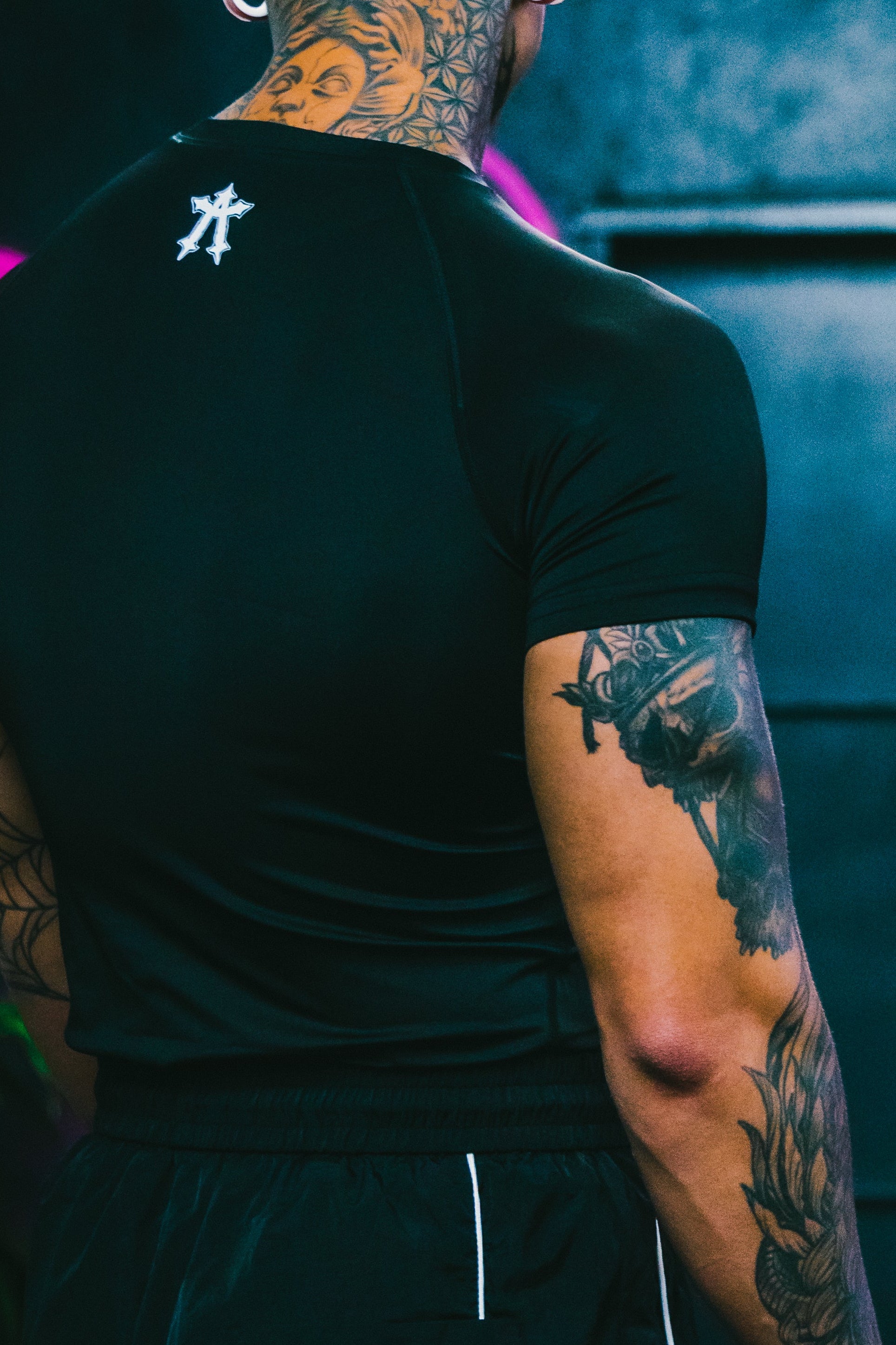 BLACK COMPRESSION SHIRT