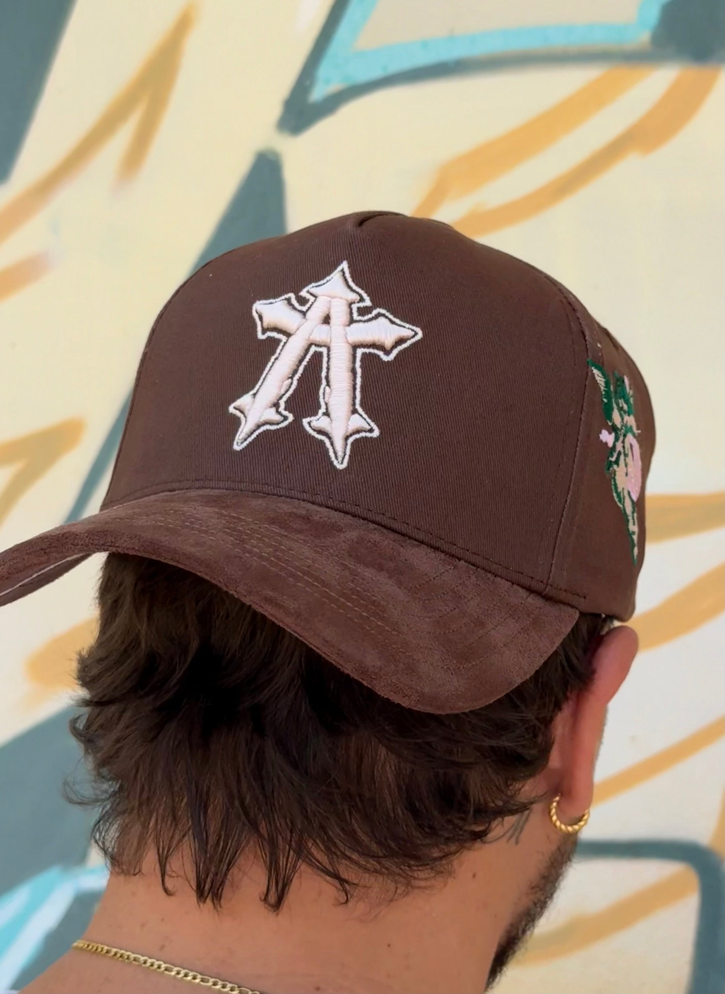 “Praying with Fire” Brown Cap