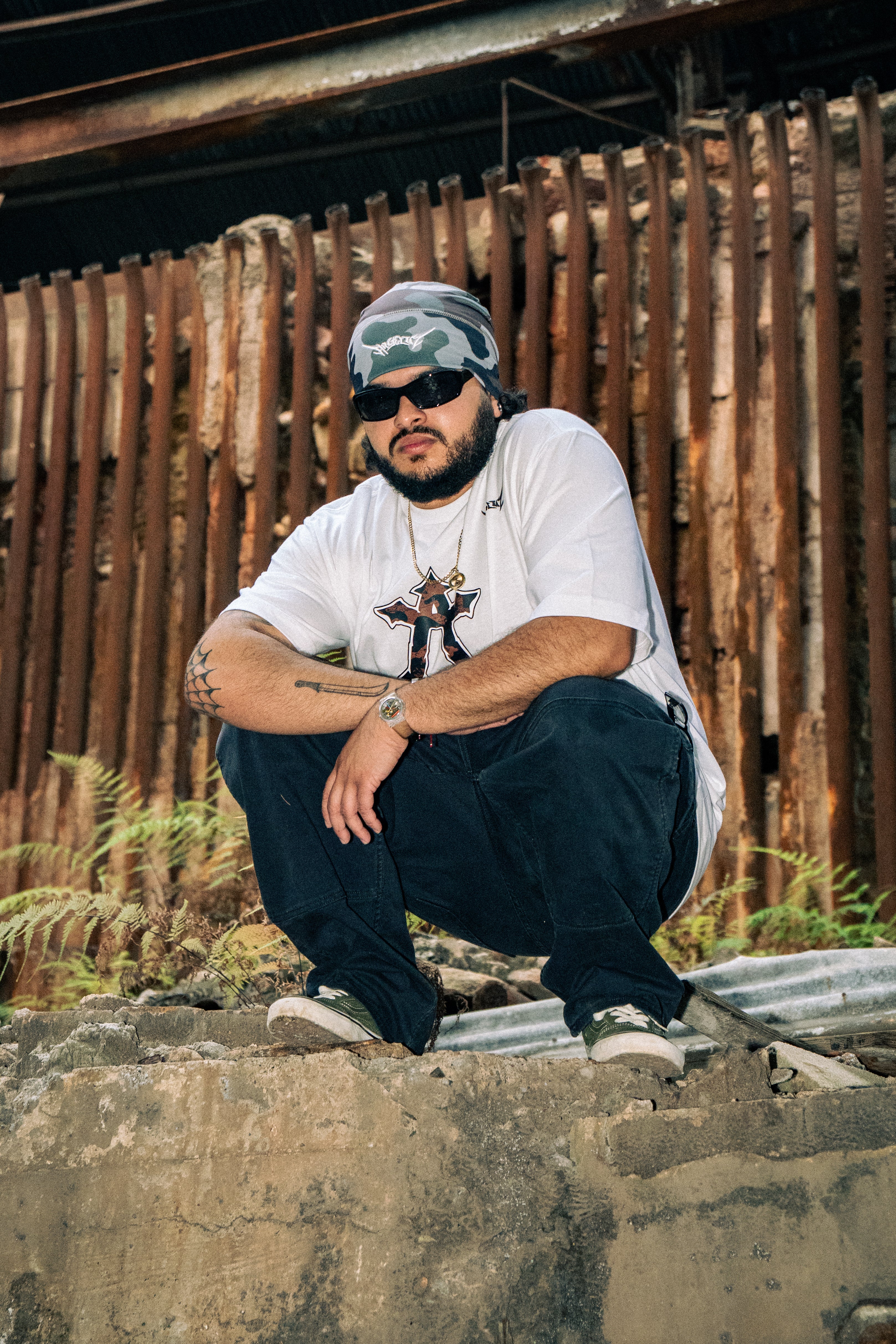 Brown Camo Oversize T- Shirt